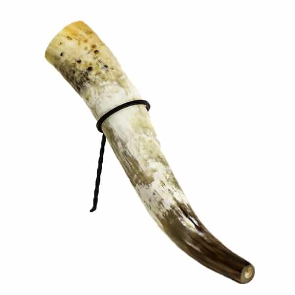 Large Blowing Horn in Stand - Blowing Horns - Viking Blowing Horns -Horn Products & Accessories - wyrdraven.co.uk