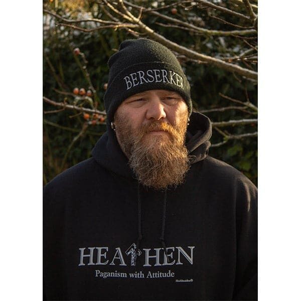 Berserker Beanie - Black - Viking Beanies - Wyrdraven Beanies - wyrdraven.co.uk