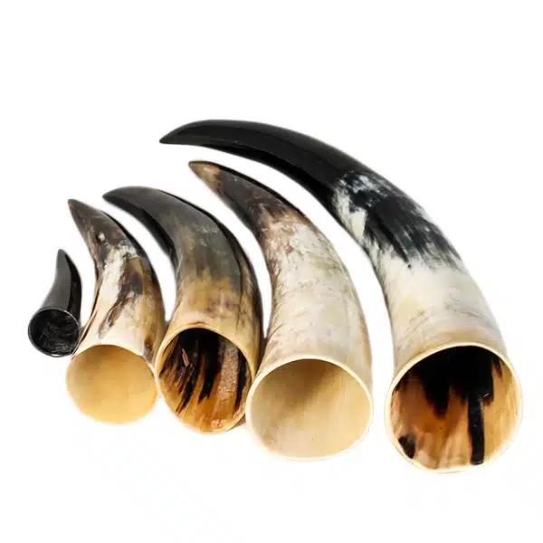 Viking Drinking Horns for Sale - 0.05L - 1L Sizes - Wyrdraven - wyrdraven.co.uk