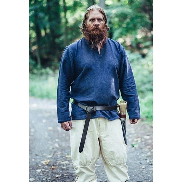 Blue Medieval Tunic - Men's Viking Tunics - Wyrdraven Tunics - wyrdraven.co.uk