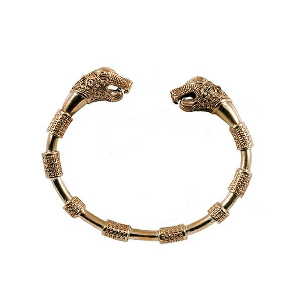 Bronze Oseberg Bracelet | Bronze Viking Jewellery | Wyrdraven | Wyrdraven.co.uk