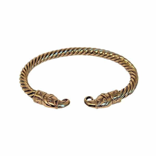 Bronze Viking Raven Bracelet | Viking Jewellery | Wyrdraven | wyrdraven.co.uk