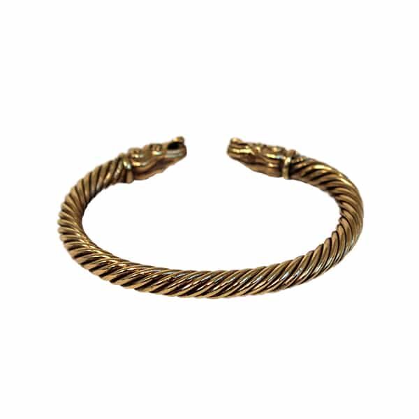 Bronze Viking Dragon Bracelet | Bronze Jewellery | Wyrdraven | wyrdraven.co.uk