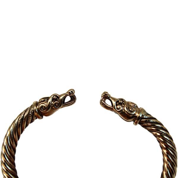 Bronze Viking Dragon Bracelet | Bronze Jewellery | Wyrdraven | wyrdraven.co.uk