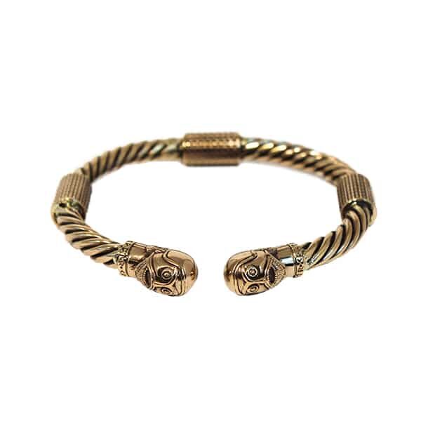 Bronze Viking Warrior Bracelet | Viking Jewellery | Wyrdraven | wyrdraven.co.uk