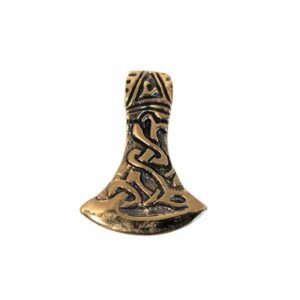 Bronze Mammen Axe Head Pendant | Bronze Viking Pendants | Wyrdraven | wyrdraven.co.uk