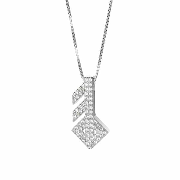 Alrun Silver Sparkling Love Bindrune - Alrun Jewellery - wyrdraven.co.uk