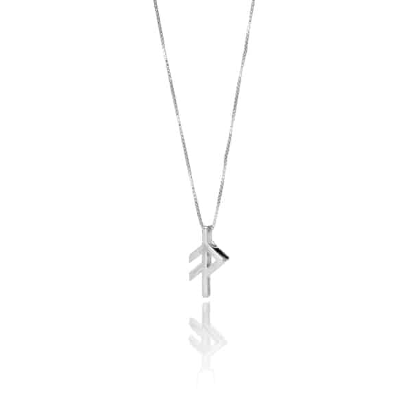 Alrun Silver Grace Bindrune - Alrun Jewellery - wyrdraven.co.uk