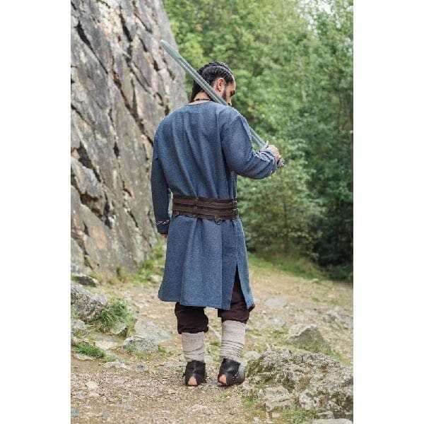 Blue Grey Viking Tunic Freki - Men's Viking Tunics - Wyrdraven - wyrdraven.co.uk