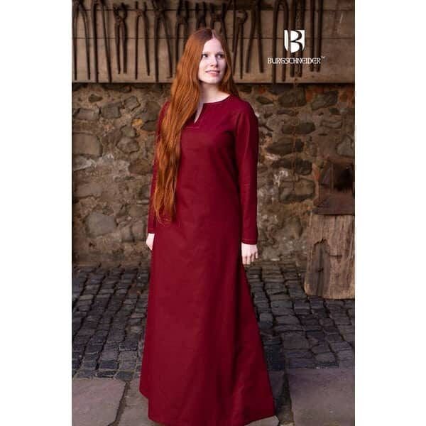 Bordeaux Viking Underdress Feme - Women's Viking Dresses - Wyrdraven - wyrdraven.co.uk