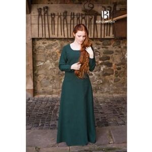 Dark Green Viking Underdress - Women's Viking Dresses - Wyrdraven - wyrdraven.co.uk