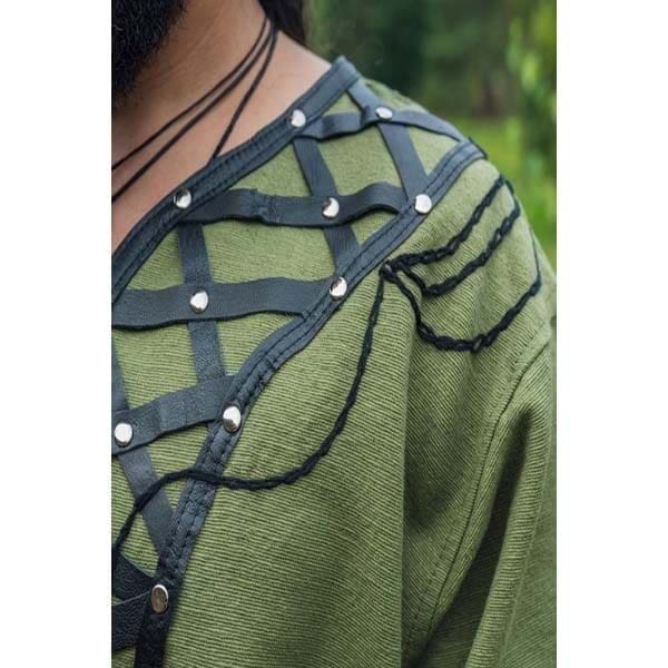 Green Viking Tunic Erik - Men's Viking Tunics - Wyrdraven - wyrdraven.co.uk