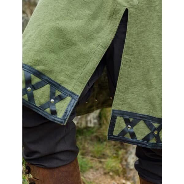 Green Viking Tunic Erik - Men's Viking Tunics - Wyrdraven - wyrdraven.co.uk