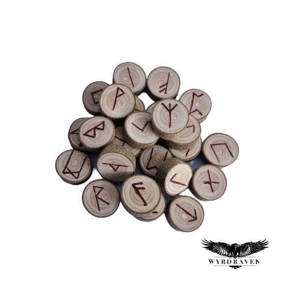 Elder Futhark Unsealed Ash Runes - Viking Runes - Wyrdraven Runes - wyrdraven.co.uk