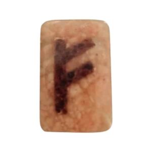 Elder Futhark Thulite & Garnet Crystal Runes - Viking Runes - Wyrdraven Runes - wyrdraven.co.uk