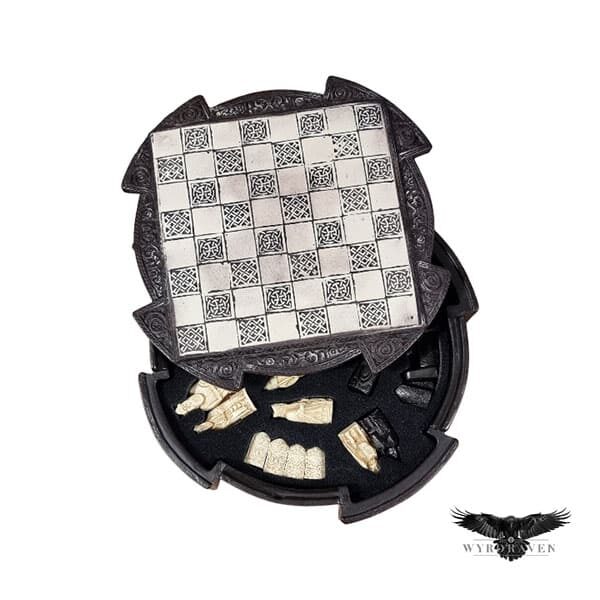 Compact Lewis Chess Set - Historical Viking Games - Wyrdraven - wyrdravem.co.uk