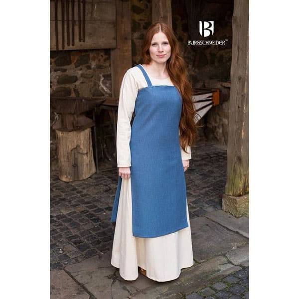 Viking Apron Dress, Blue