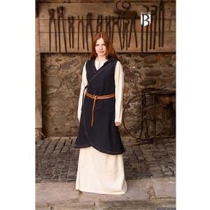 Black Embroidered Cotton Wrap - Cloak, Coat & Wraps - Wyrdraven - wyrdraven.co.uk