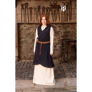 Black Embroidered Cotton Wrap - Cloak, Coat & Wraps - Wyrdraven - wyrdraven.co.uk