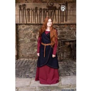 Black Embroidered Wool Wrap - Cloak, Coat & Wraps - Wyrdraven - wyrdraven.co.uk