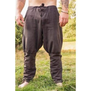 Magnus Brown Viking Trousers - Viking Trousers - www.wyrdraven.co.uk