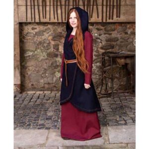 Black Embroidered Wool Wrap - Cloak, Coat & Wraps - Wyrdraven - wyrdraven.co.uk