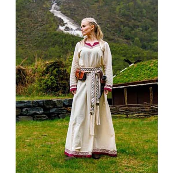 Lagertha Viking Underdress: Red, Viking Dresses