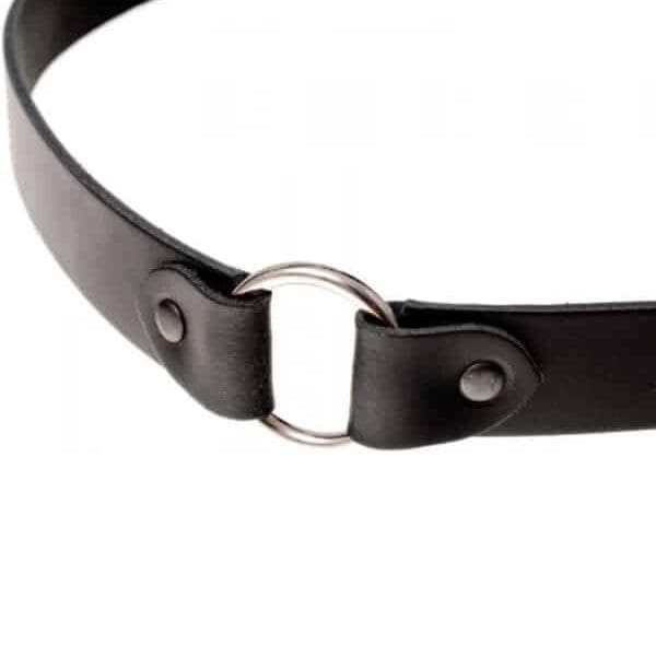 Viking Ring Belt Black - Viking Belts - Belts - - Wyrdraven Belts - www.wyrdraven.co.uk