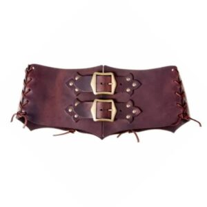 Pirate Corset Panel Belt -Leather Belts - - Wyrdraven Belts - www.wyrdraven.co.uk