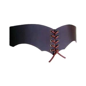 Plain Leather Corset Belt -Leather Belts - - Wyrdraven Belts - www.wyrdraven.co.uk