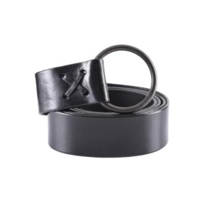 Viking Ring Belt Black - Viking Belts - Belts - - Wyrdraven Belts - www.wyrdraven.co.uk