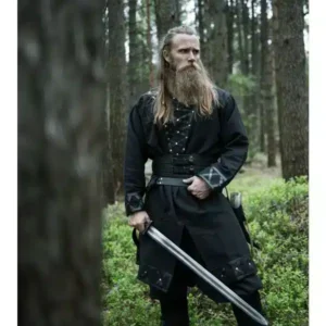 Black Viking Tunic Erik - Men's Viking Tunics - Wyrdraven - wyrdraven.co.uk