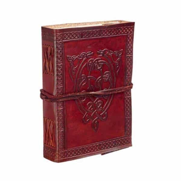 Celtic Serpent Leather Journal - Leather Journals - Wyrdraven Journals - www.wyrdravven.co.uk