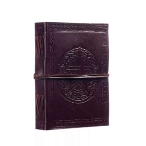 Pentacle Leather Journal - Leather Journals - Wyrdraven Journals - www.wyrdravven.co.uk