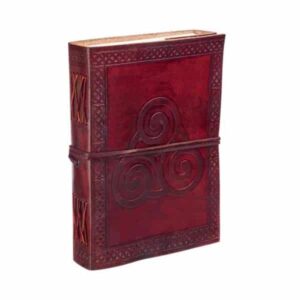 Triskelion Leather Journal - Leather Journals - Wyrdraven Journals - www.wyrdravven.co.uk