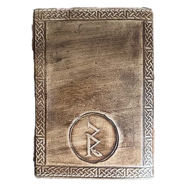 Vegsvisir Leather Journal - Leather Journals - Wyrdraven Journals - www.wyrdravven.co.uk