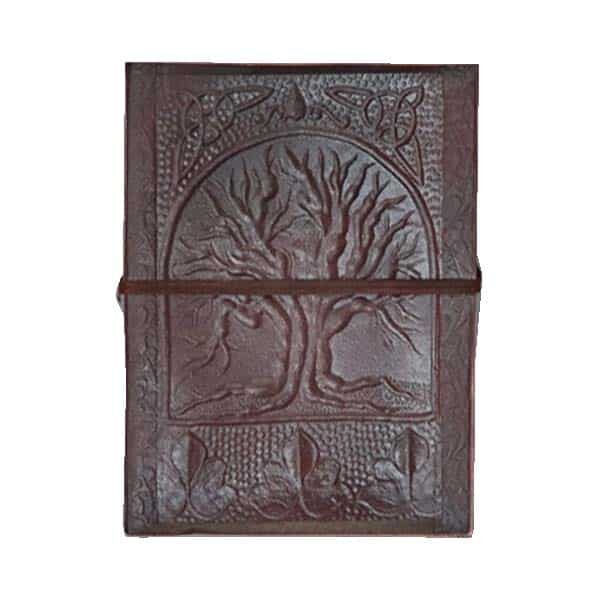 Celtic Tree Of Life Leather Journals - Leather Journals - Wyrdraven Journal - www.wyrdravven.co.uk