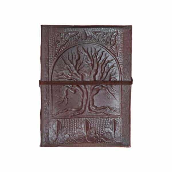 Celtic Tree Of Life Leather Journals - Leather Journals - Wyrdraven Journal - www.wyrdravven.co.uk