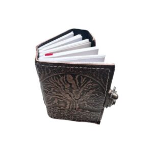 Mini Yggdrasil Leather Journal - Leather Journals - Wyrdraven Journals - www.wyrdravven.co.uk