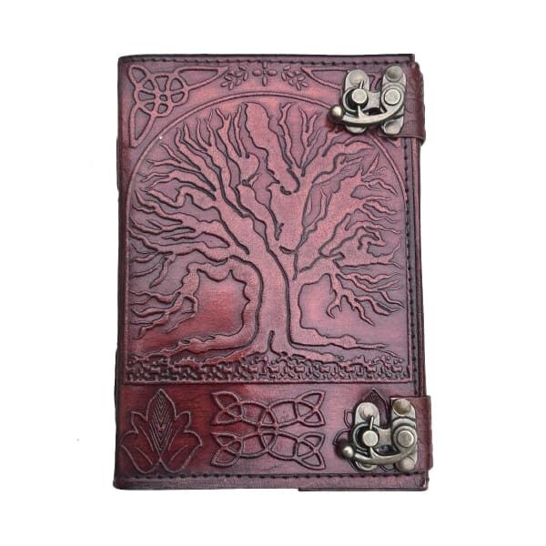 Yggdrasil Leather Journal - Leather Journals - Wyrdraven Journals - www.wyrdravven.co.uk