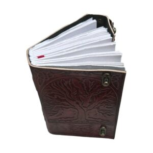 Yggdrasil Leather Journal - Leather Journals - Wyrdraven Journals - www.wyrdravven.co.uk