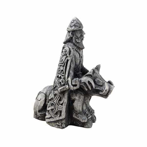 Freyr Figurine: Stone Effect - Dryad Design - Wyrdraven Figurines - www.wyrdraven.co.uk