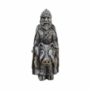 Freyr Figurine: Stone Effect - Dryad Design - Wyrdraven Figurines - www.wyrdraven.co.uk