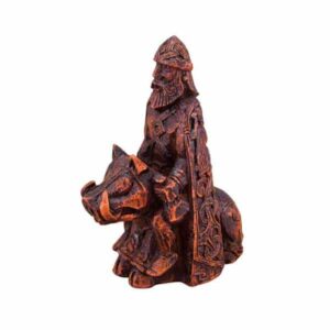 Freyr Figurine: Wood Effect - Dryad Design - Wyrdraven Figurines - www.wyrdraven.co.uk