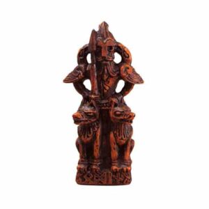 Odin Figurine: Wood Effect - Dryad Design - Wyrdraven Figurines - www.wyrdraven.co.uk