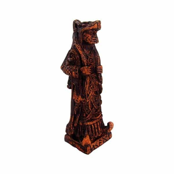 Mini Skadi Figurine: Wood Effect - Dryad Design - Wyrdraven Figurines - www.wyrdraven.co.uk