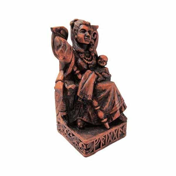 Seated Frigga Figurine - Dryad Design - Wyrdraven Figurines - www.wyrdraven.co.uk