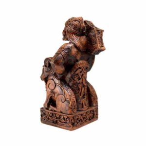 Seated Thor And Goats Figurine - Dryad Design - Wyrdraven Figurines - www.wyrdraven.co.uk