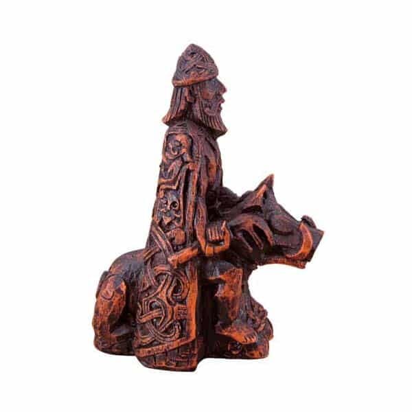 Freyr Figurine: Wood Effect - Dryad Design - Wyrdraven Figurines - www.wyrdraven.co.uk