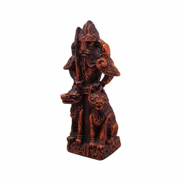 Odin Figurine: Wood Effect - Dryad Design - Wyrdraven Figurines - www.wyrdraven.co.uk